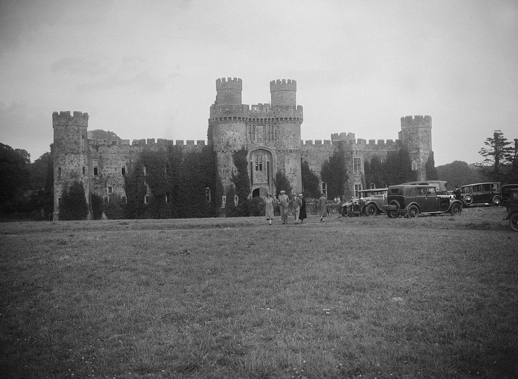 Detail of Herstmonceux Castle, Sussex, c1930s by Bill Brunell