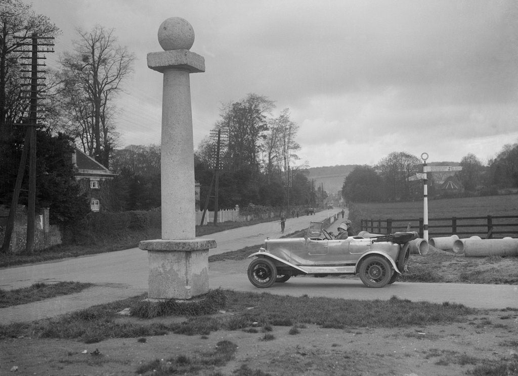 Detail of Lea-Francis, junction of A40 and Aylesbury road, High Wycombe, Buckinghamshire, c1920s by Bill Brunell