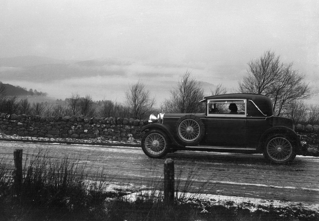 Detail of Talbot 14/45 of Kitty Brunell competing in the Monte Carlo Rally, 1929 by Bill Brunell