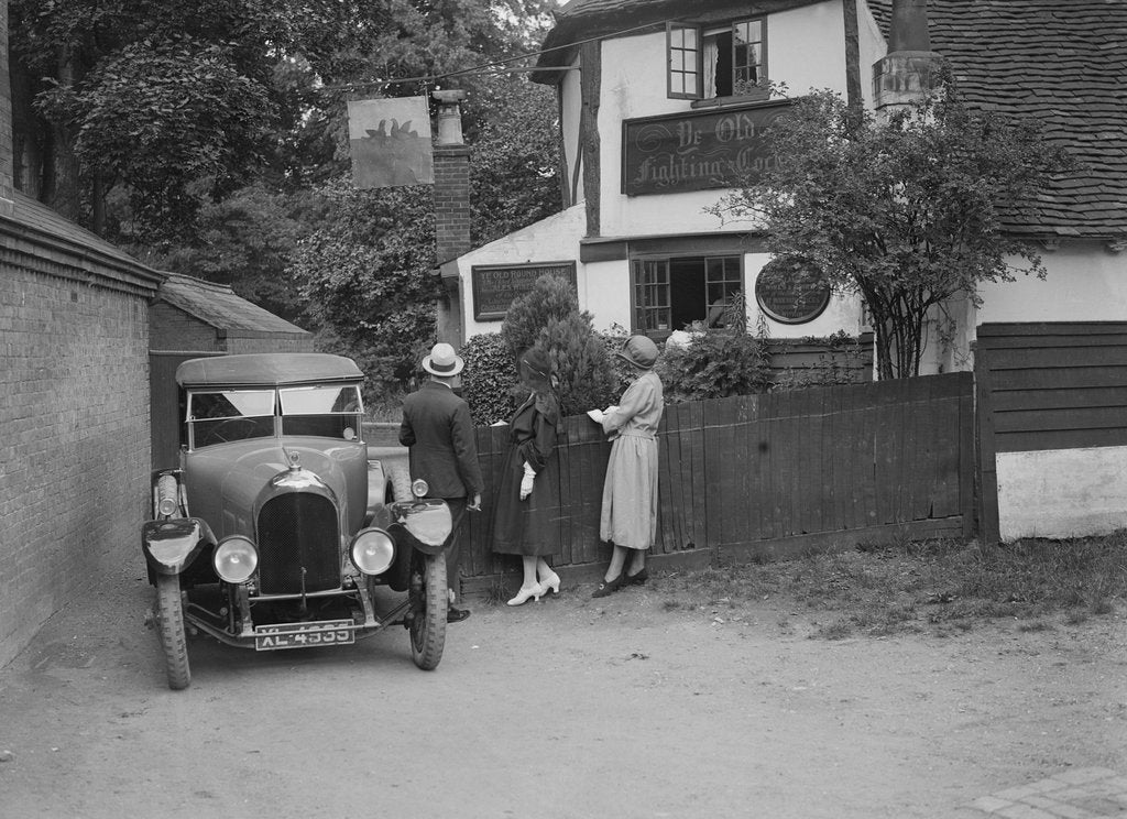 Detail of Bentley 4-seater tourer, St Albans, Hertfordshire, c1920s by Bill Brunell