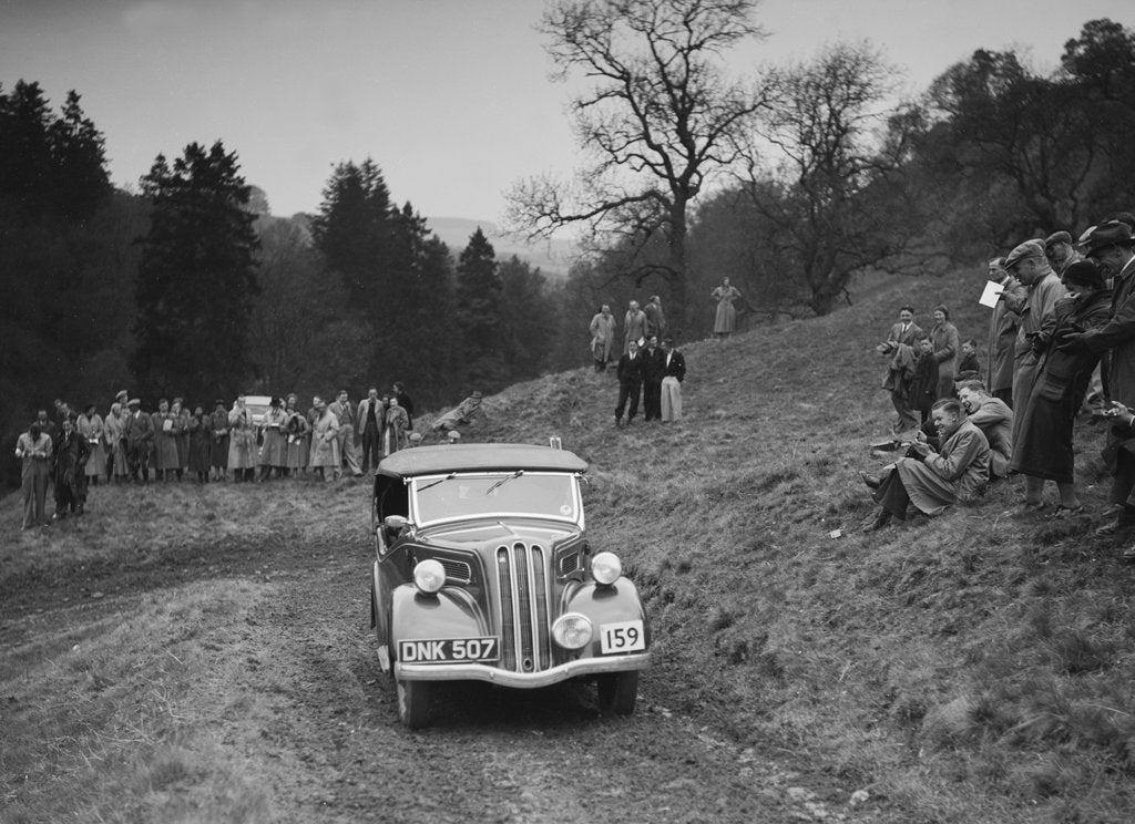 Detail of Ford Model C Ten of J Whalley competing in the MCC Edinburgh Trial, Roxburghshire, Scotland, 1938 by Bill Brunell