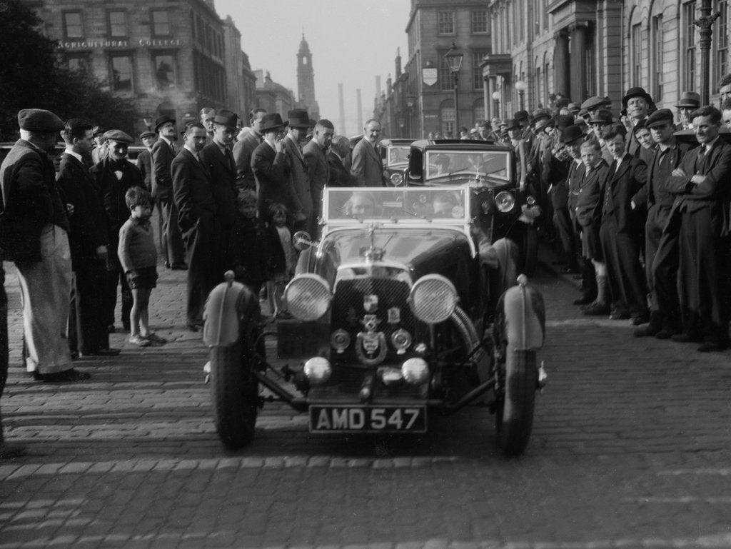Detail of Aston Martin of Kitty Brunell at the RSAC Scottish Rally, 1933 by Bill Brunell