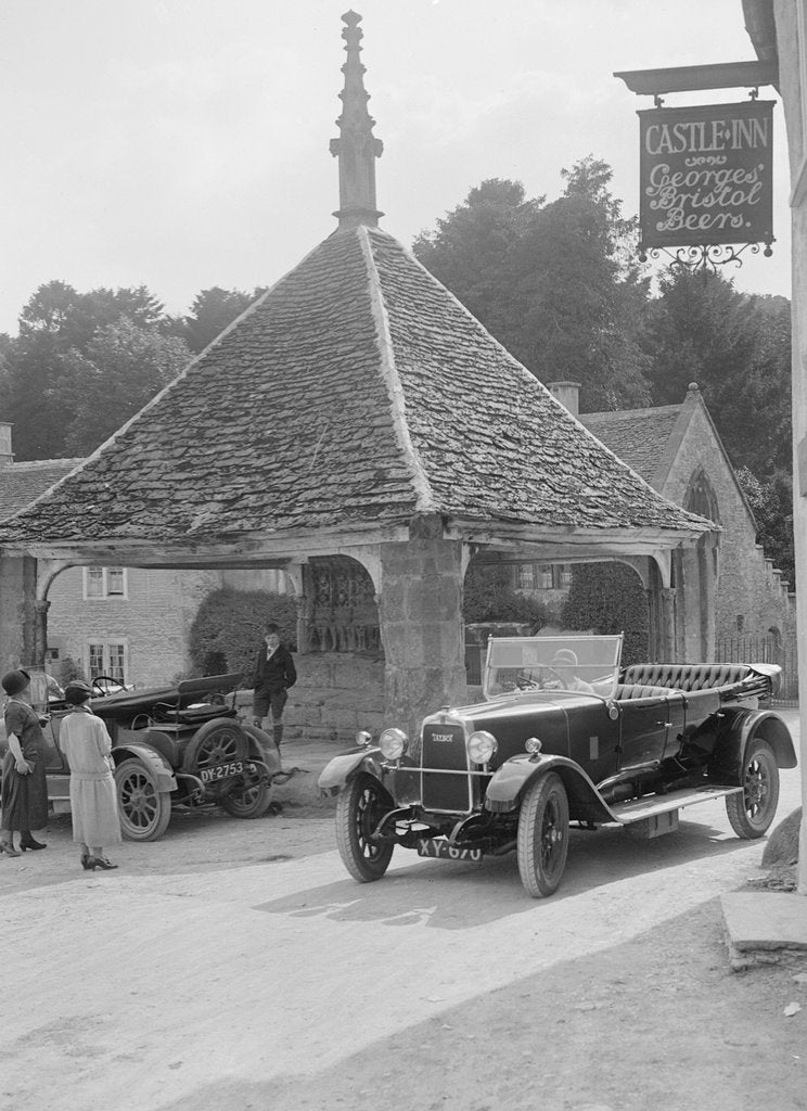 Detail of Invicta 4-seat Talbot 12/30, Castle Combe, Wiltshire, c1920s by Bill Brunell