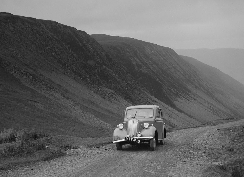 Detail of Standard competing in the MG Car Club Abingdon Trial/Rally, 1939 by Bill Brunell
