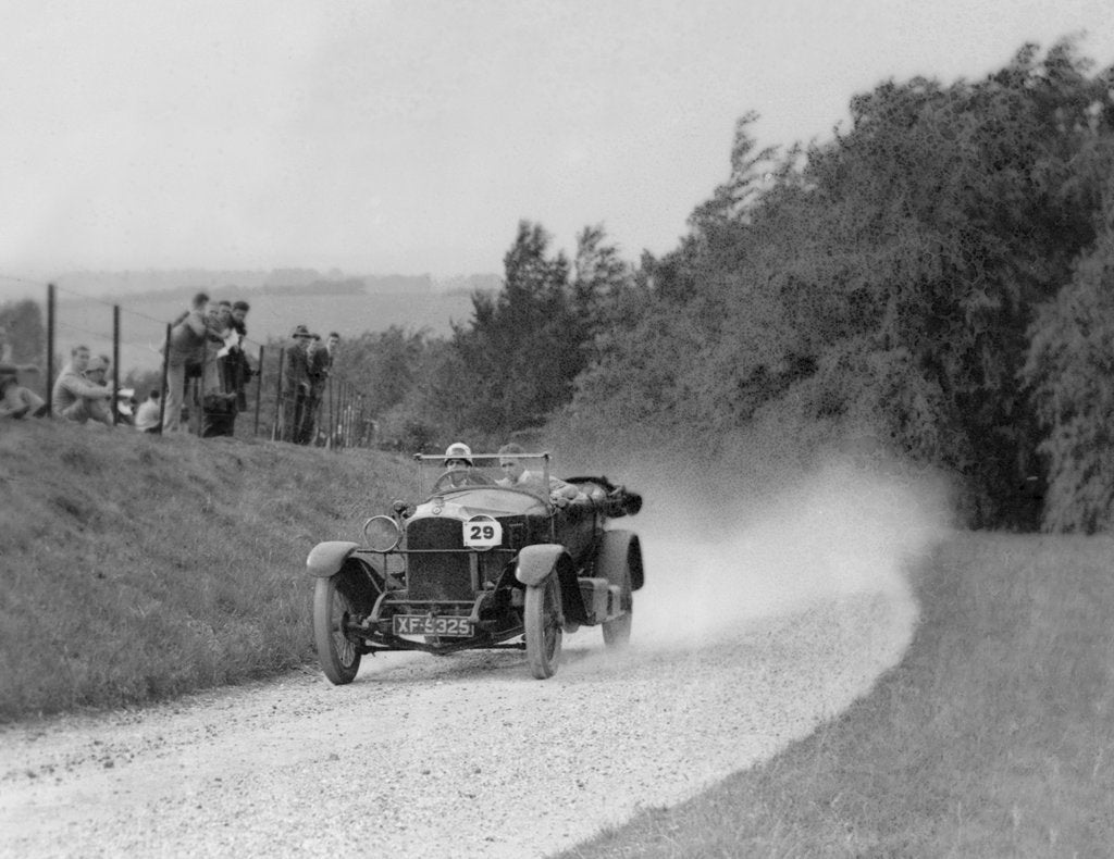 Detail of Vauxhall 30/98 known as Rouge et Noir competing in the Oxford Speed Trials, c1930 by Bill Brunell