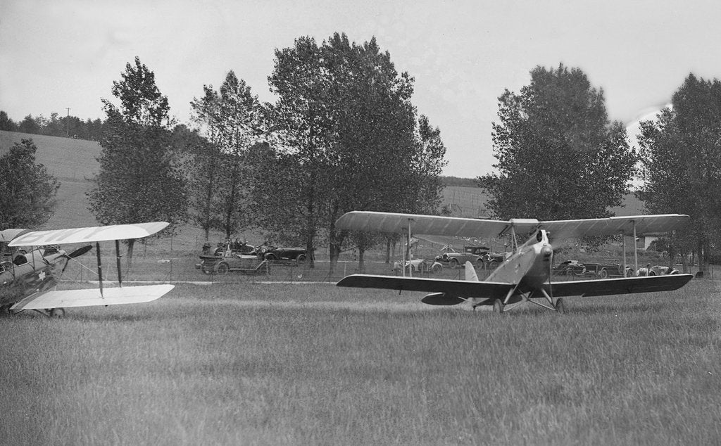 Detail of Aeroplane at the Oxford Speed Trials, c1930 by Bill Brunell
