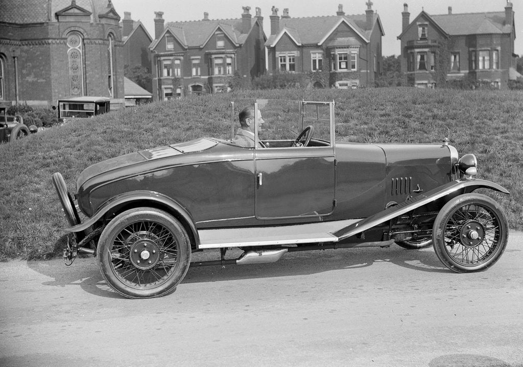 Detail of Alvis 10/40 at the Southport Rally, 1928 by Bill Brunell