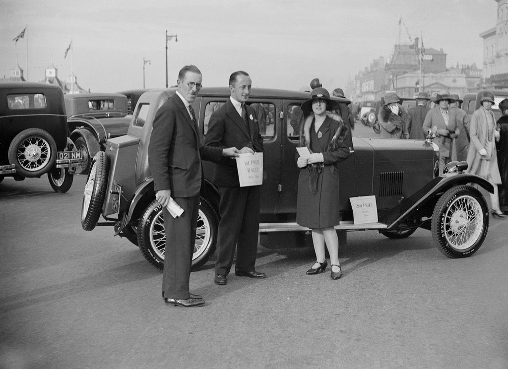 Detail of Riley Monaco saloon at the Southport Rally, 1928 by Bill Brunell