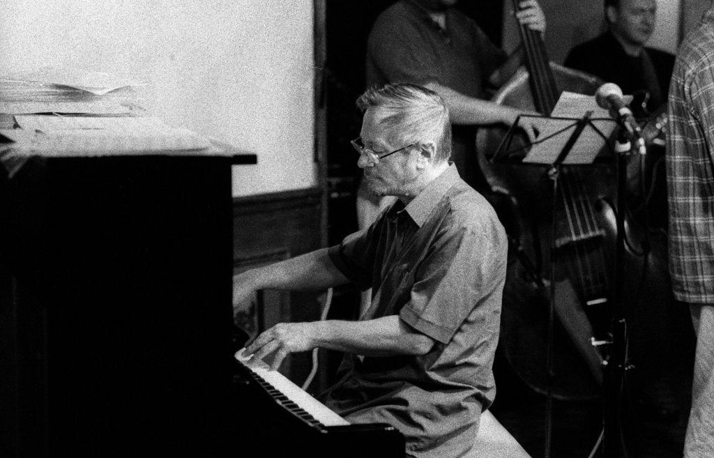 Detail of Michael Garrick by Brian O'Connor