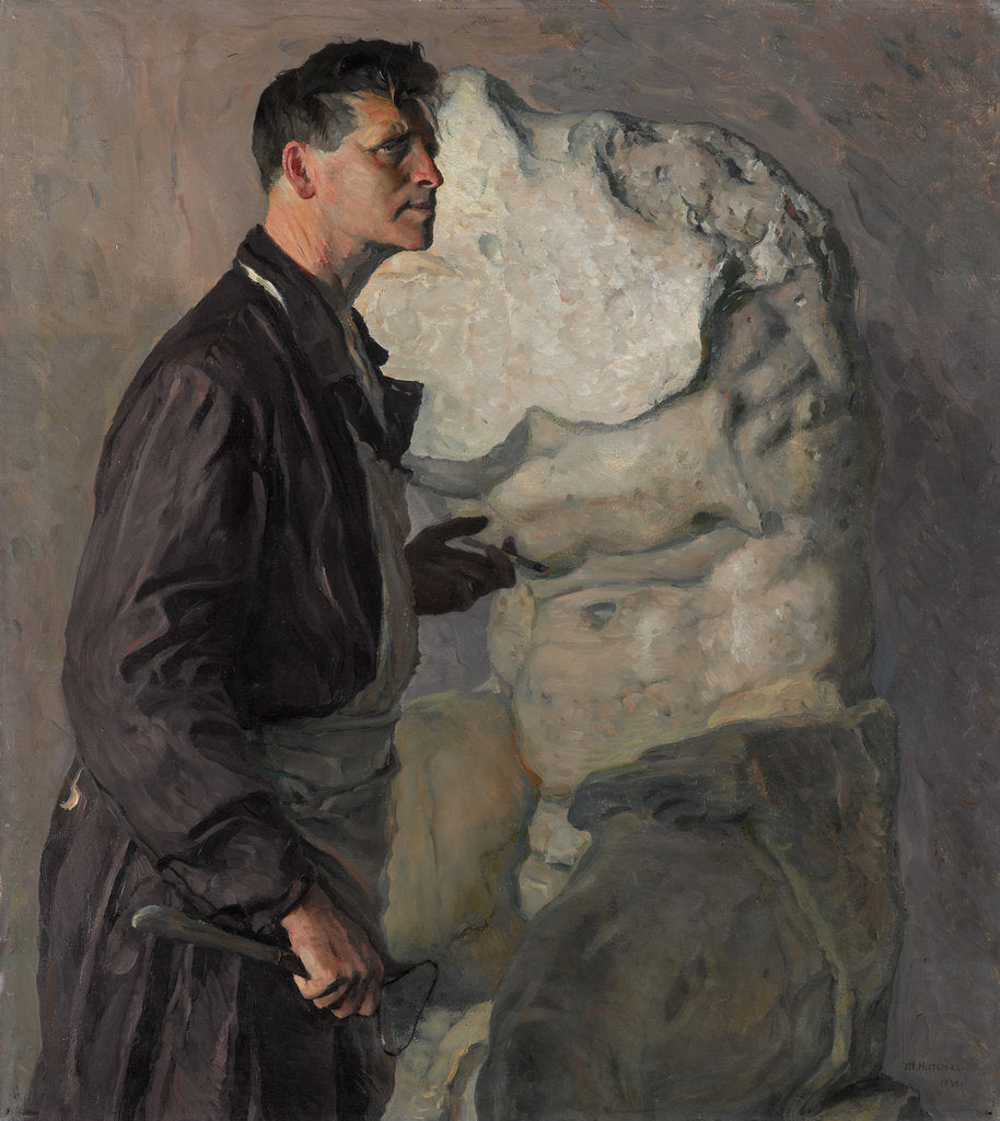 Detail of Portrait of the sculptor Ivan Dmitriyevich Shadr, 1934 by Anonymous