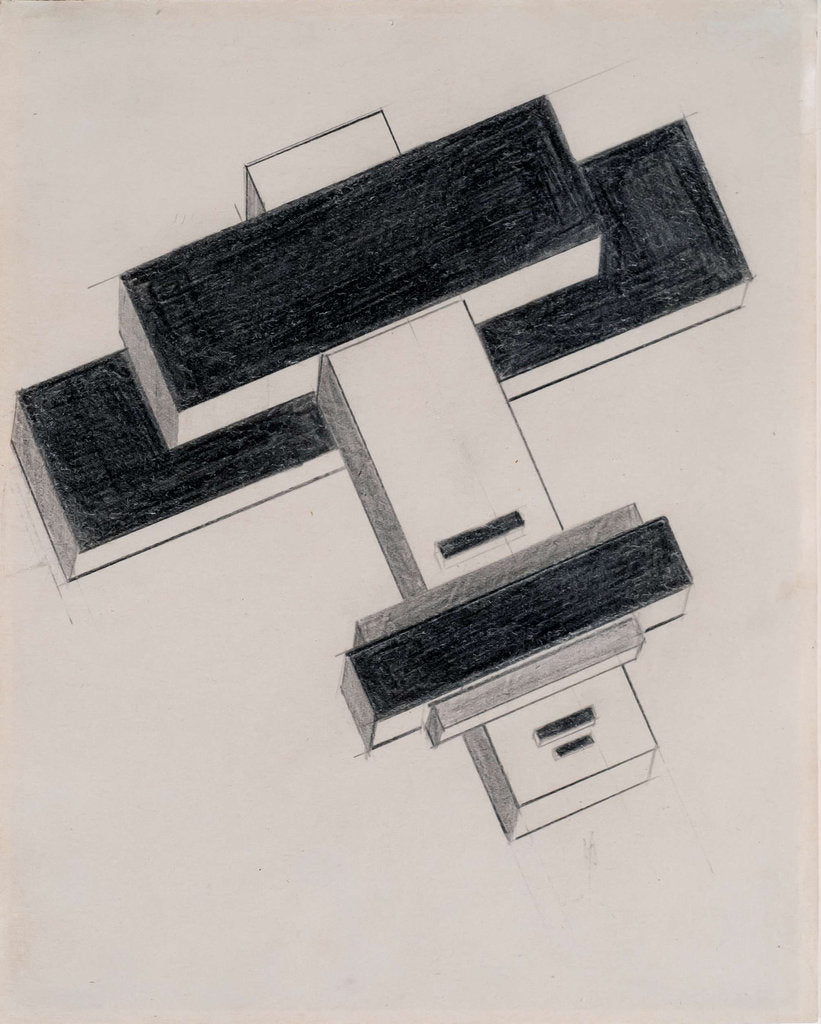 Suprematist Cross Architecton, 1926 by Anonymous