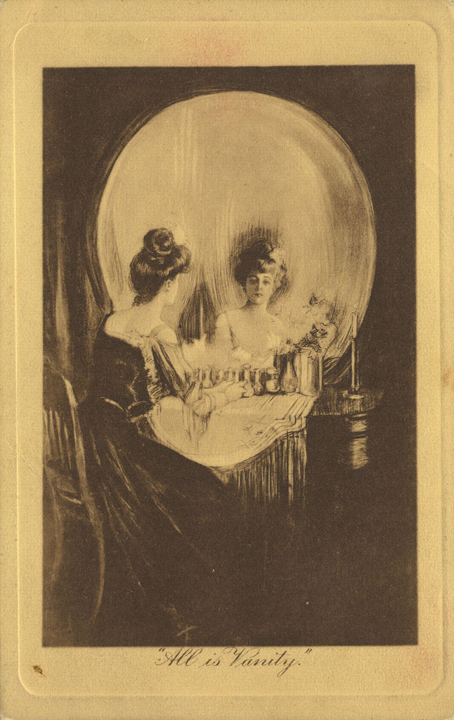 Detail of All is Vanity, c. 1900 by Anonymous