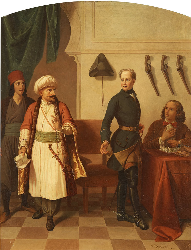 Detail of King Charles XII at Bender by Anonymous