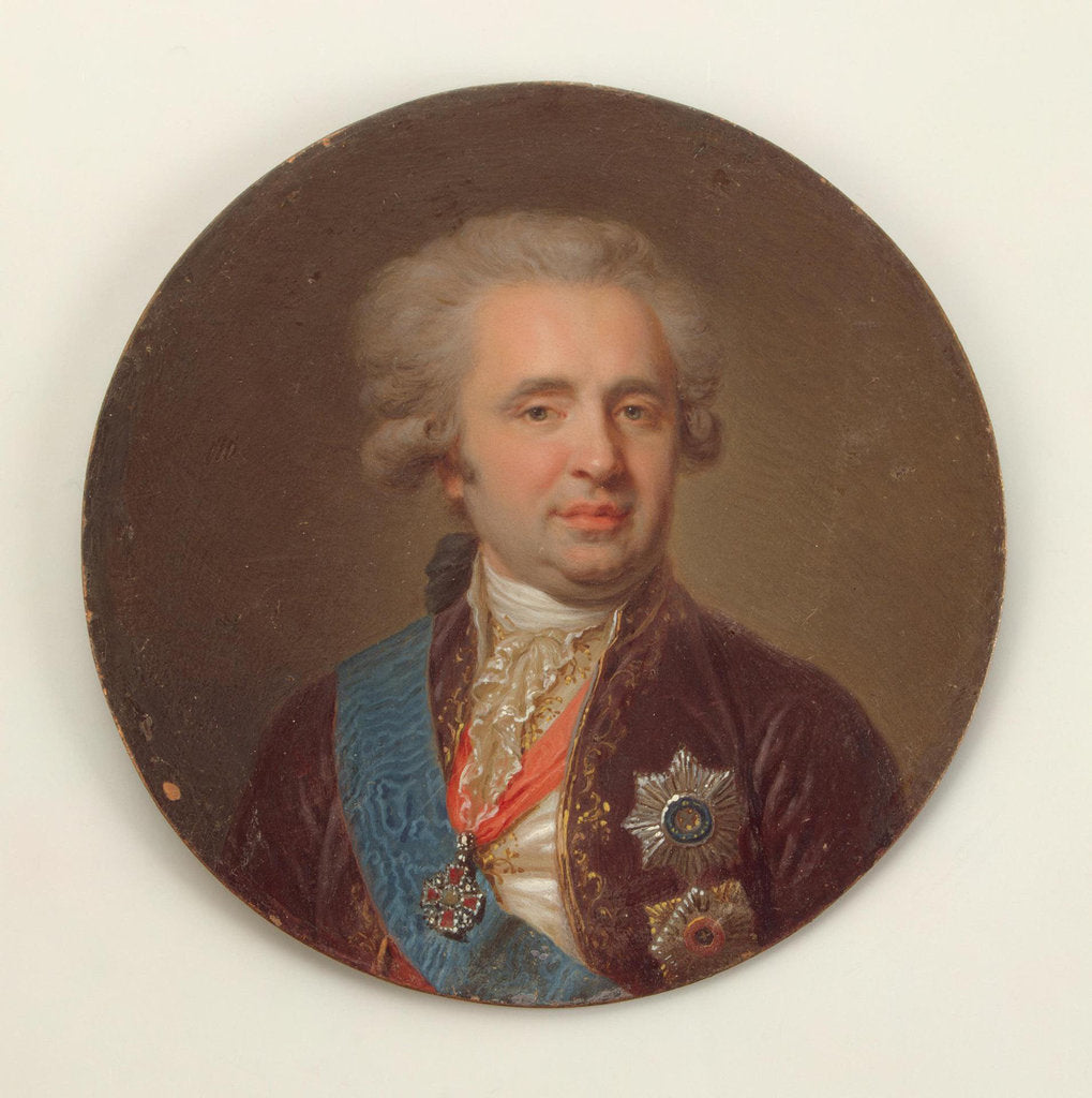 Detail of Portrait of Prince Alexander Andreyevich Bezborodko, Mid of 1790s by Anonymous