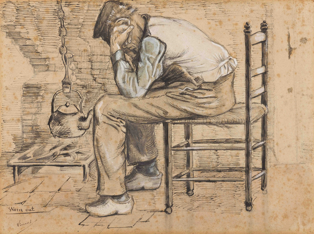 Detail of Worn out, 1881 by Anonymous
