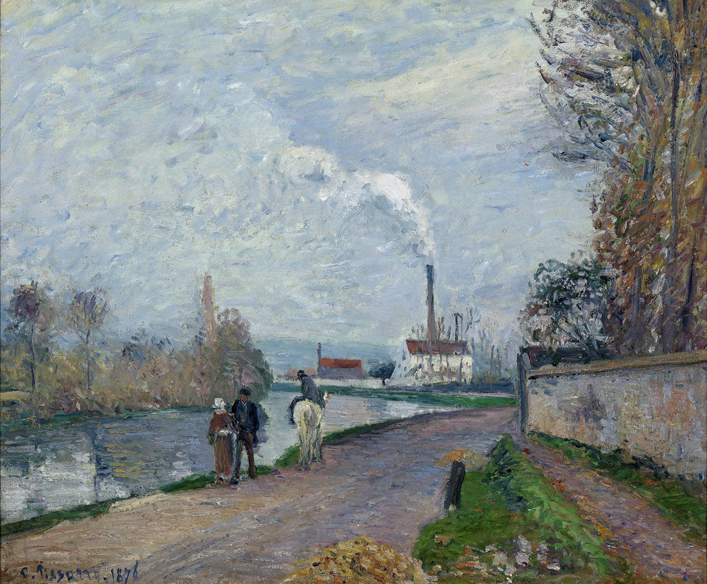 Detail of LOise à Pontoise, 1876 by Anonymous