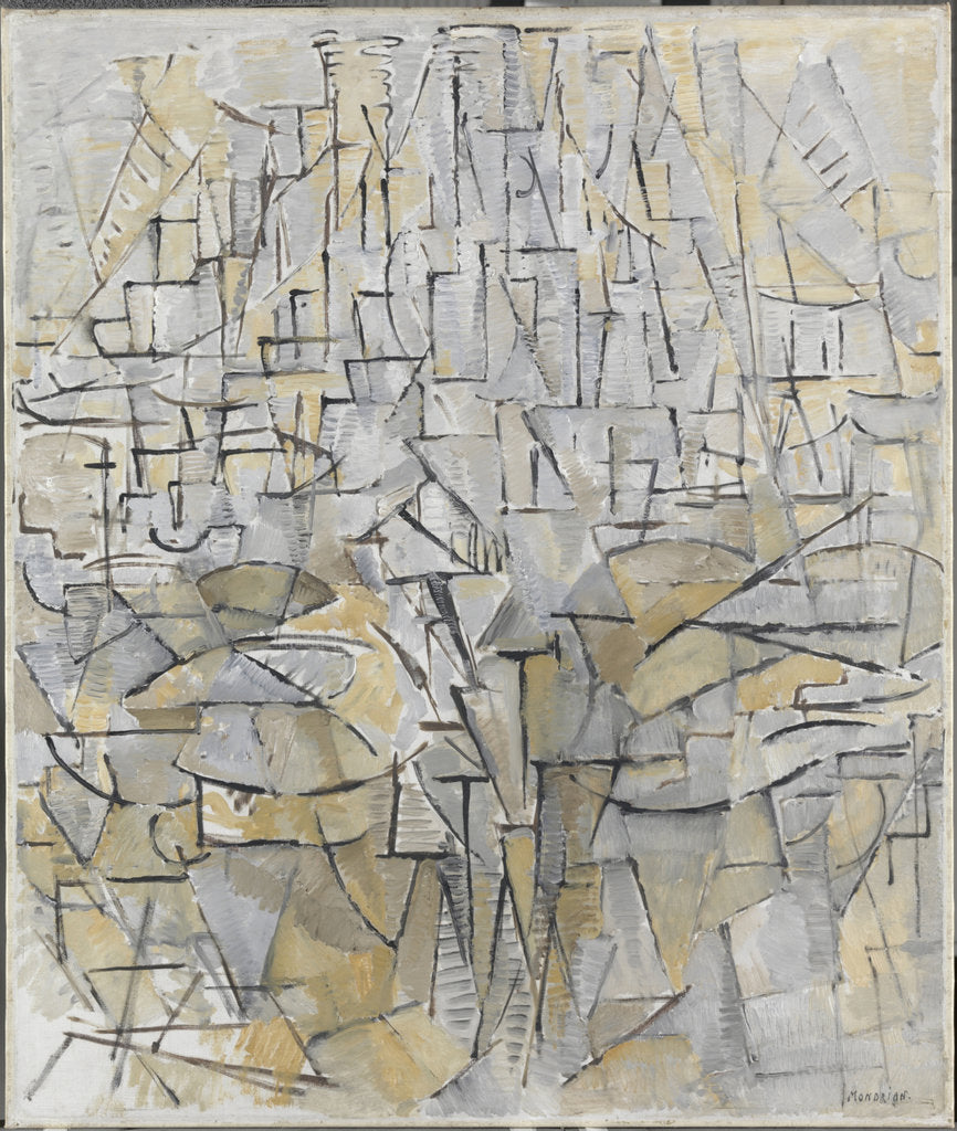 Detail of Tableau No, 4 (Schilderij No, 4), 1913 by Anonymous