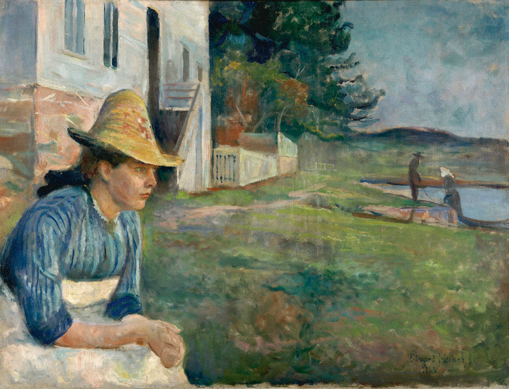 Detail of Evening, 1888 by Anonymous