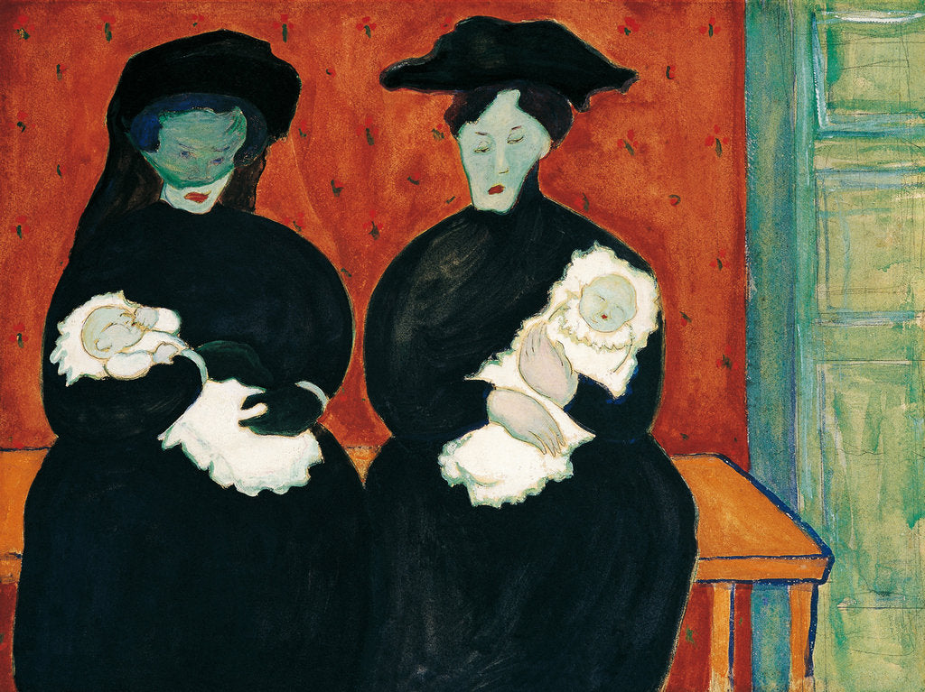Detail of Twins, 1909 by Anonymous