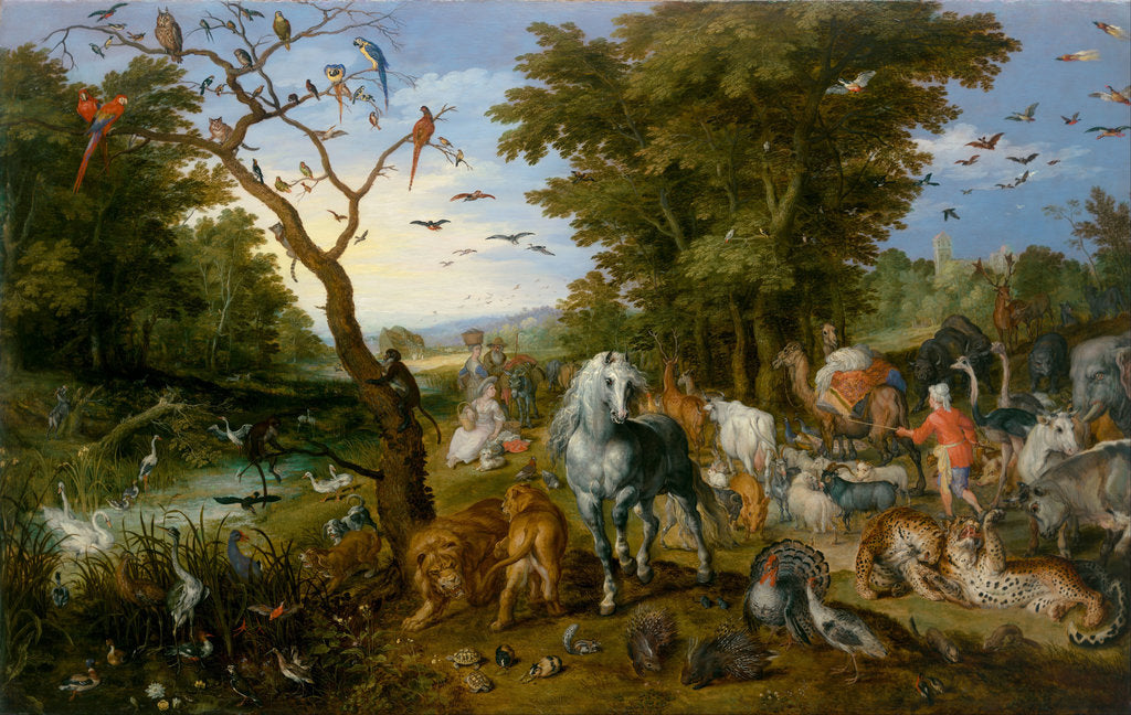 Detail of The Entry of the Animals into Noahs Ark, 1613 by Anonymous