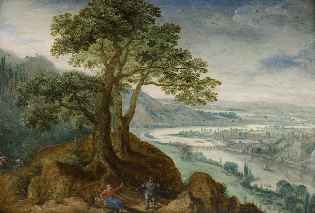 Detail of View of Linz, 1599 by Anonymous