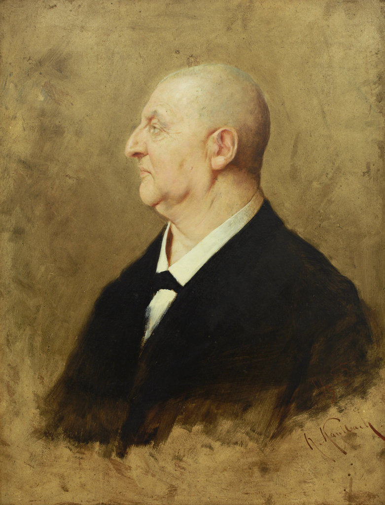 Detail of Portrait of Anton Bruckner, 1885 by Anonymous