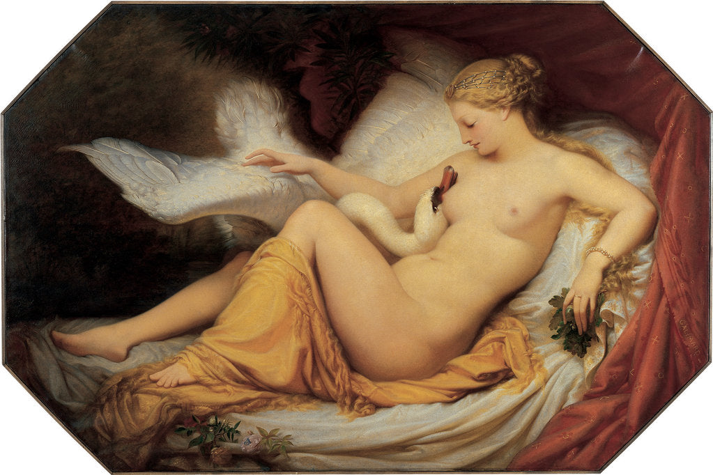 Detail of Leda and the Swan, 1855 by Anonymous