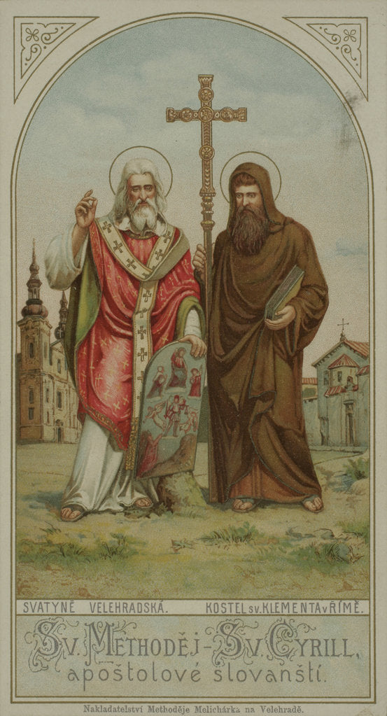 Detail of Saints Cyril and Methodius by Anonymous