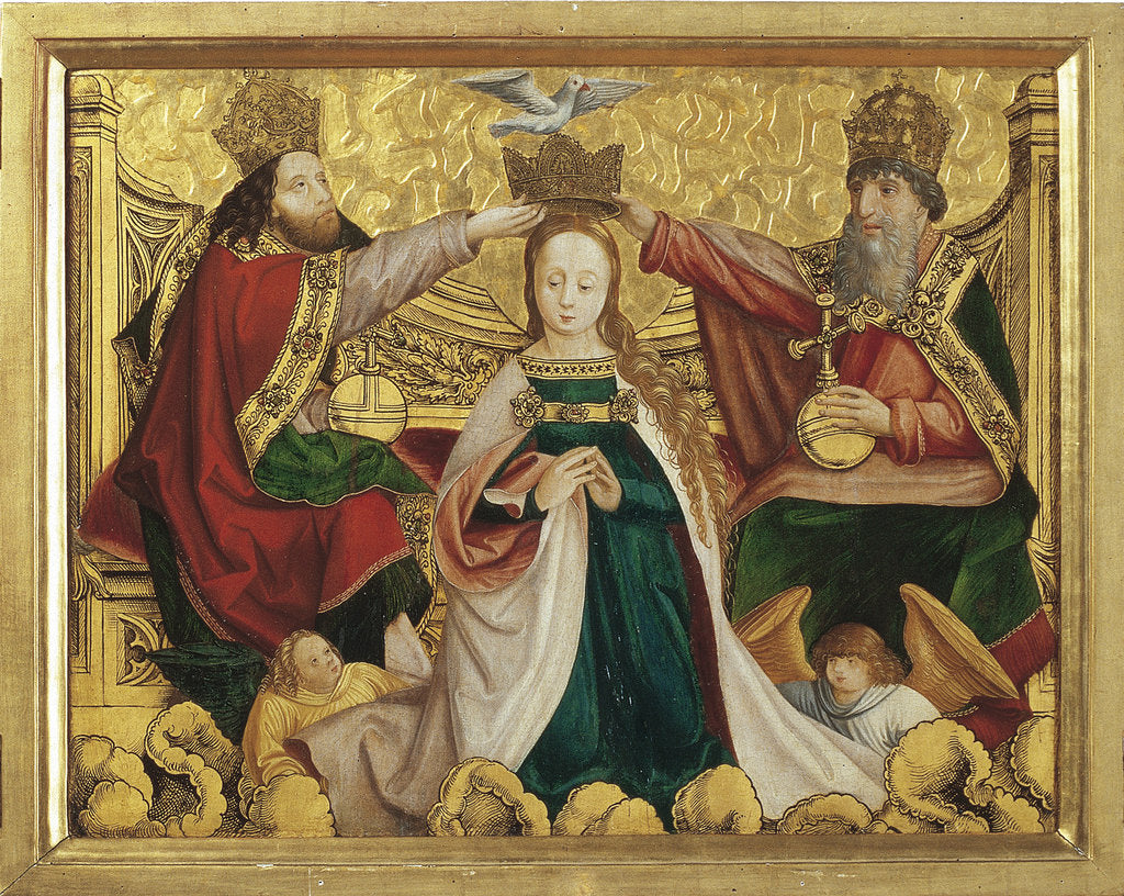 Detail of The Coronation of the Virgin with the Trinity, c. 1520 by Anonymous