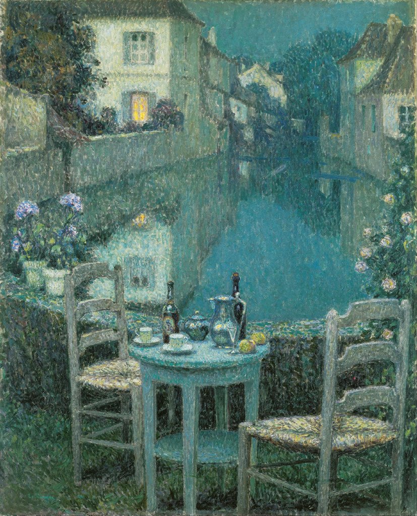 Detail of Small Table in Evening Dusk, 1921 by Anonymous