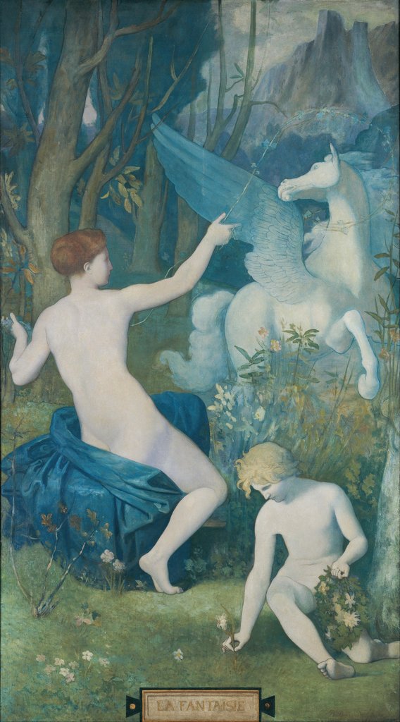 Detail of Fantasy, 1866 by Anonymous