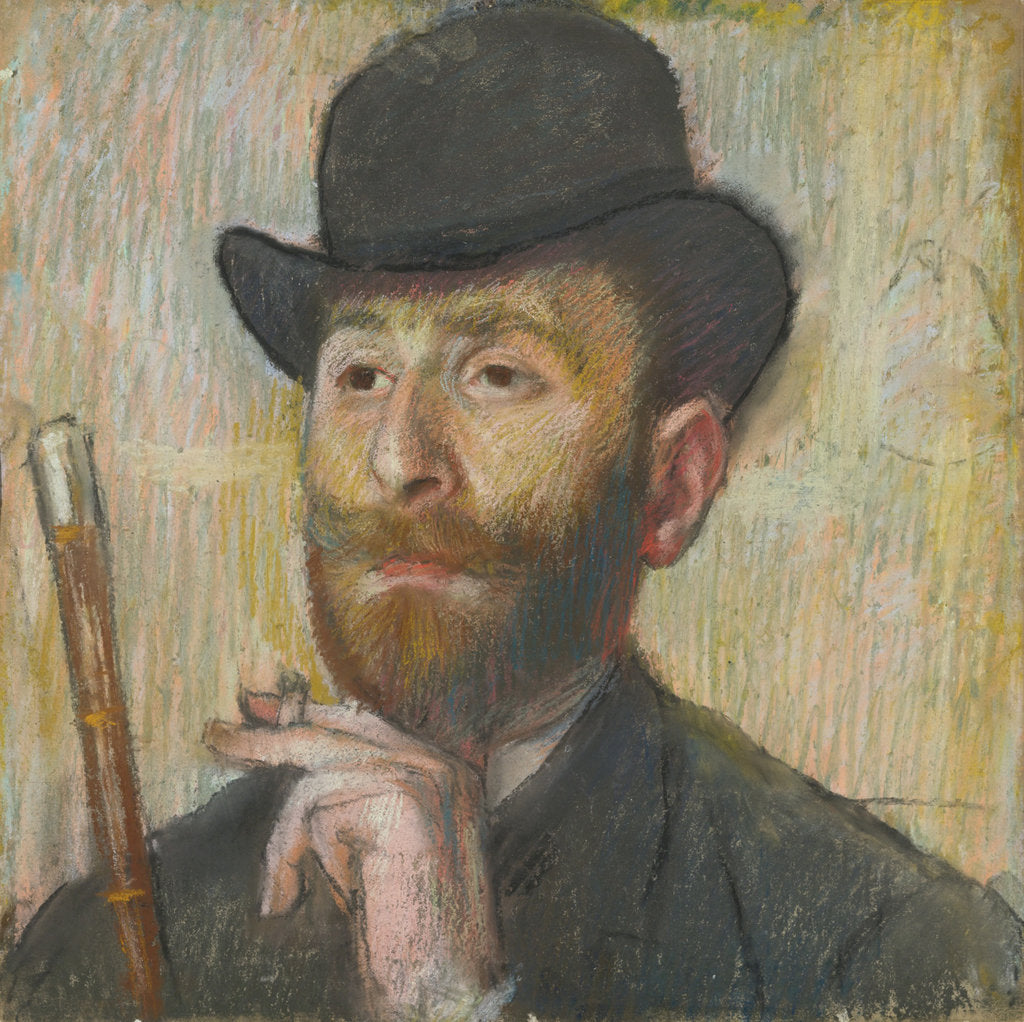 Detail of Portrait of the Painter Zakar Zakarian, ca 1885 by Anonymous