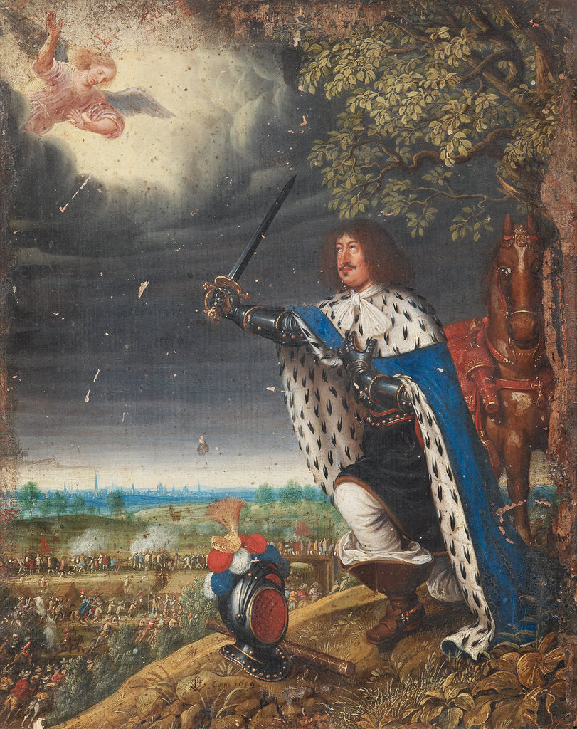 Detail of Frederick III of Denmark at the Battle of Nyborg on November 14, 1659 by Anonymous