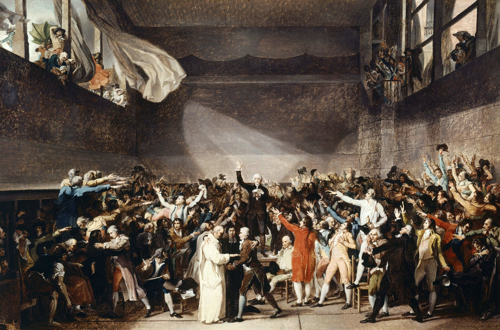 Detail of Der Ballhausschwur (Le Serment du Jeu de paume), 1791 by Anonymous