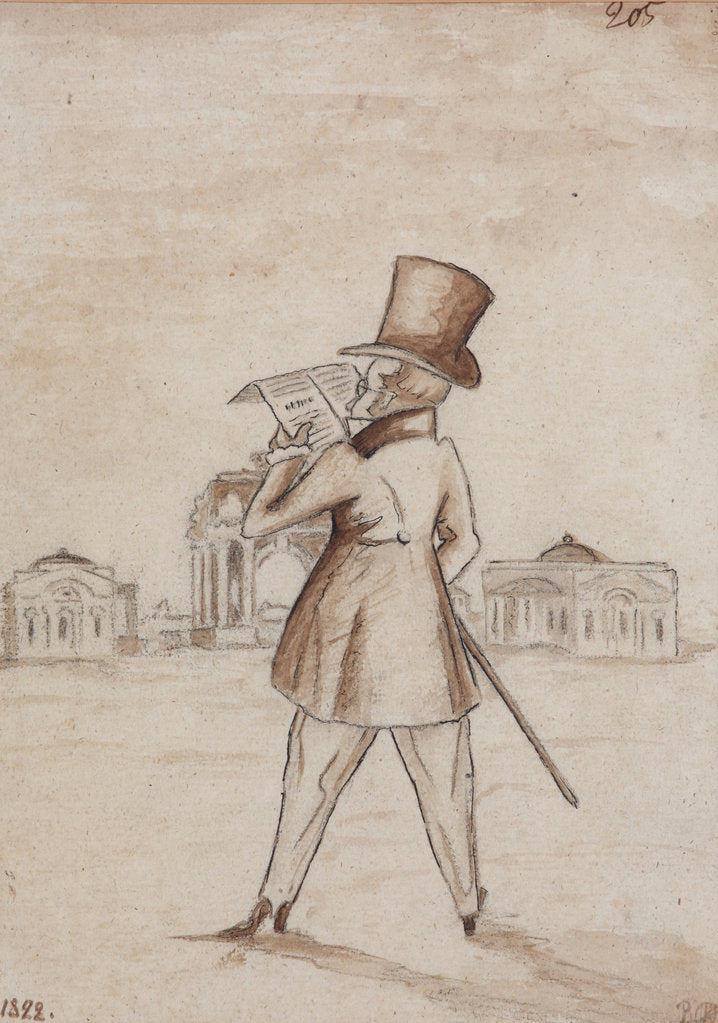 Detail of Mikhail Zagoskin, 1830s by Anonymous