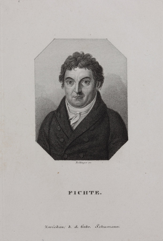 Portrait of Johann Gottlieb Fichte, 1810s by Anonymous
