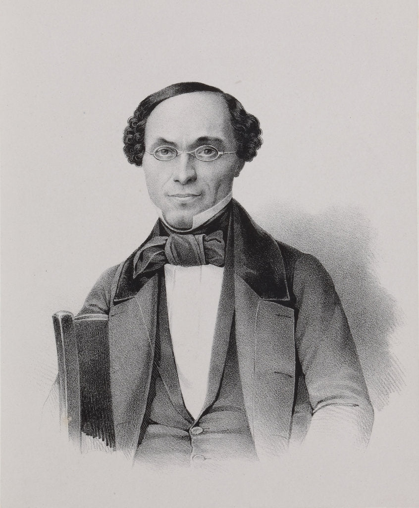 Detail of Portrait of Fyodor Alexeyevich Koni, 1840-1850 by Anonymous