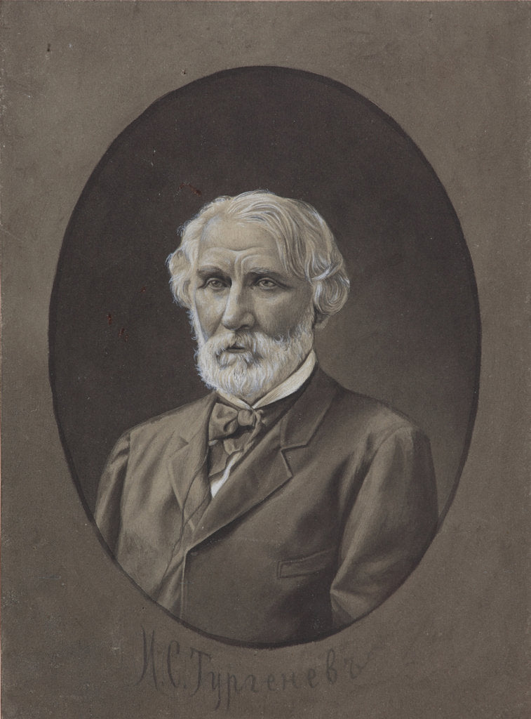 Detail of Portrait of the author Ivan Sergeyevich Turgenev, 1883 by Anonymous
