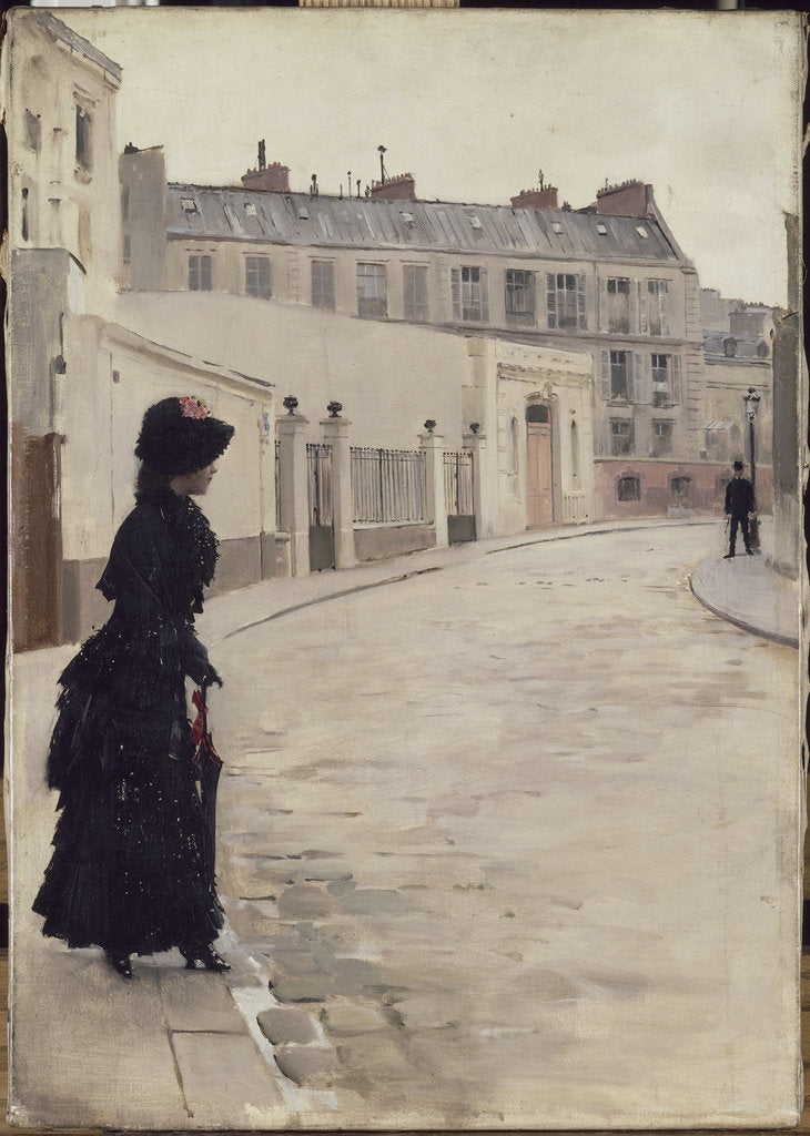 Detail of Waiting (Lattente), c. 1880 by Anonymous