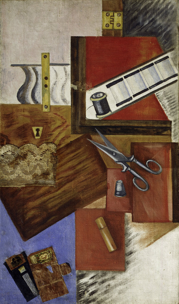Detail of Sewing Box, 1915 by Anonymous