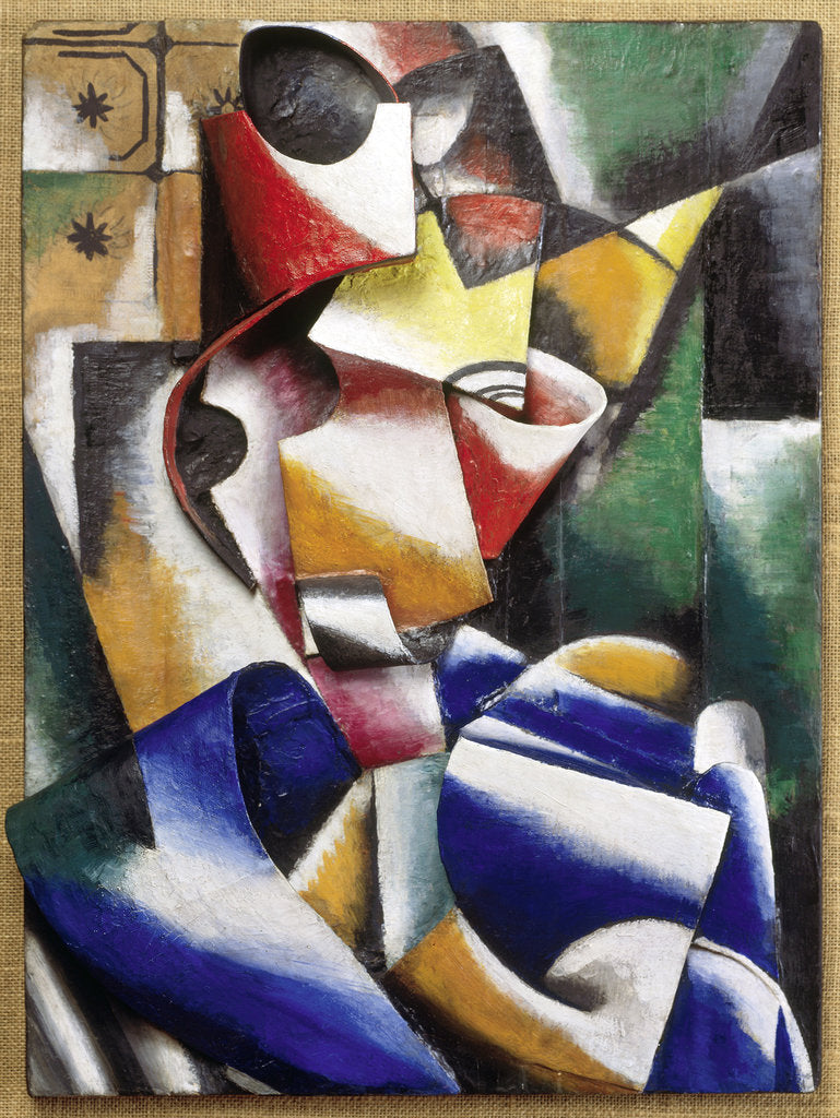 Detail of Portrait of a Lady (Plastic Drawing), 1915 by Anonymous