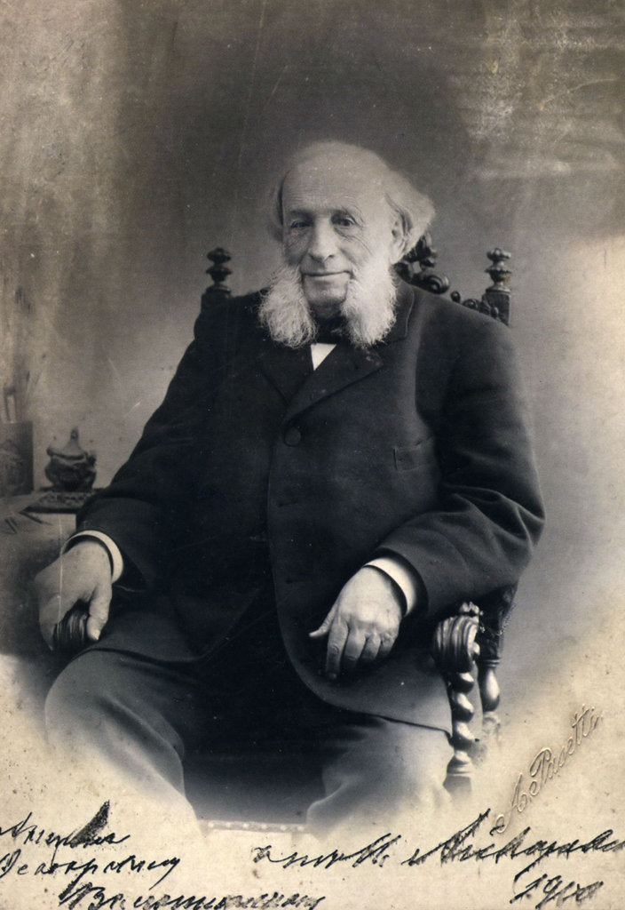 Detail of Portrait of Ivan Konstantinovich Aivazovsky, c. 1900 by Anonymous