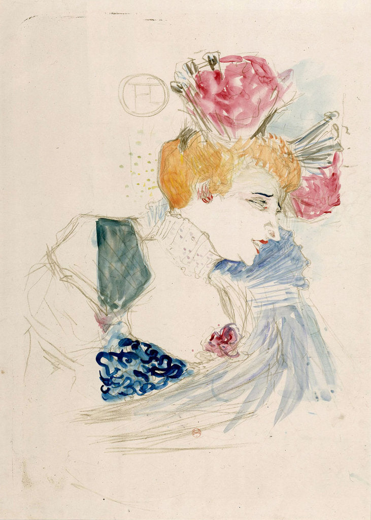 Detail of Mademoiselle Marcelle Lender, 1895 by Anonymous