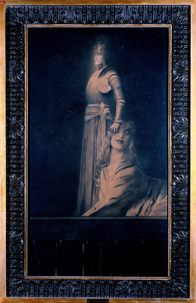 Detail of Avec Verhaeren: Un Ange (With Verhaeren: An Angel), 1889 by Anonymous
