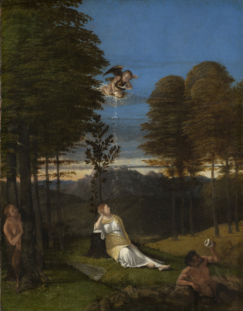 Detail of Allegory of Chastity or The dream of a young girl, ca 1506 by Anonymous