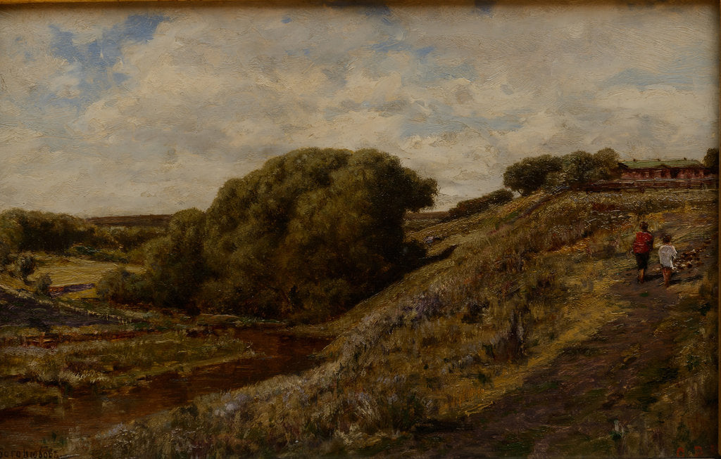 Detail of Alexander Radishchevs Estate Ablyazovo, 1887 by Anonymous