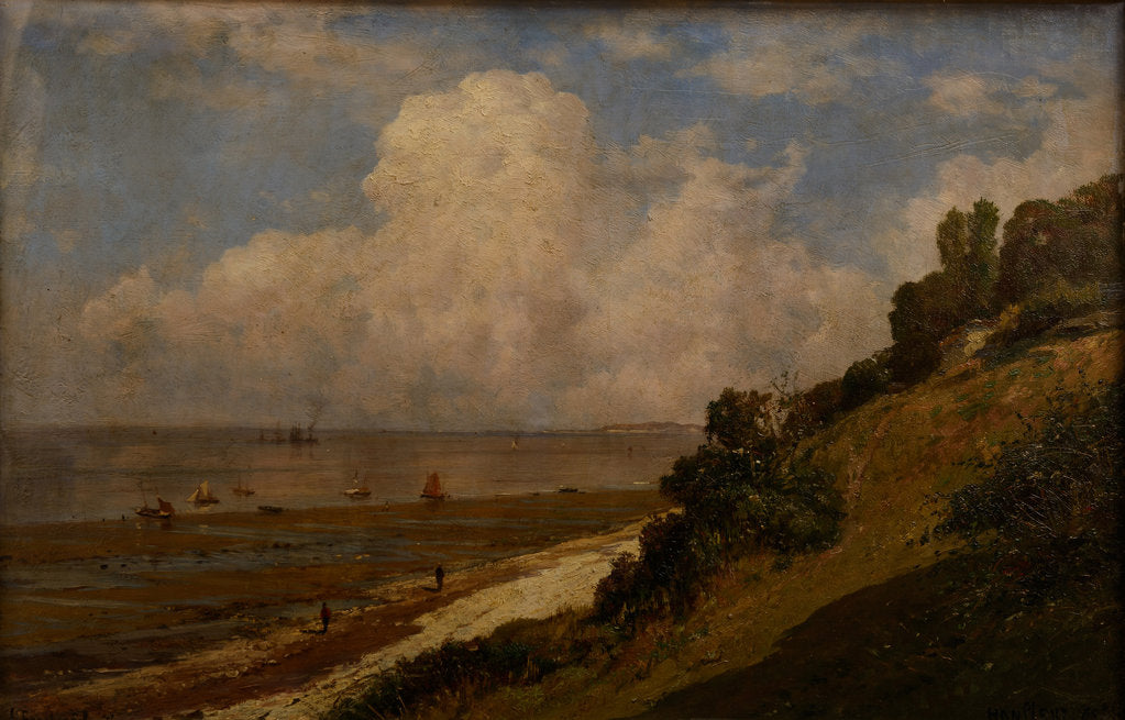 Detail of Beach at Honfleur, A hot day, 1876 by Anonymous