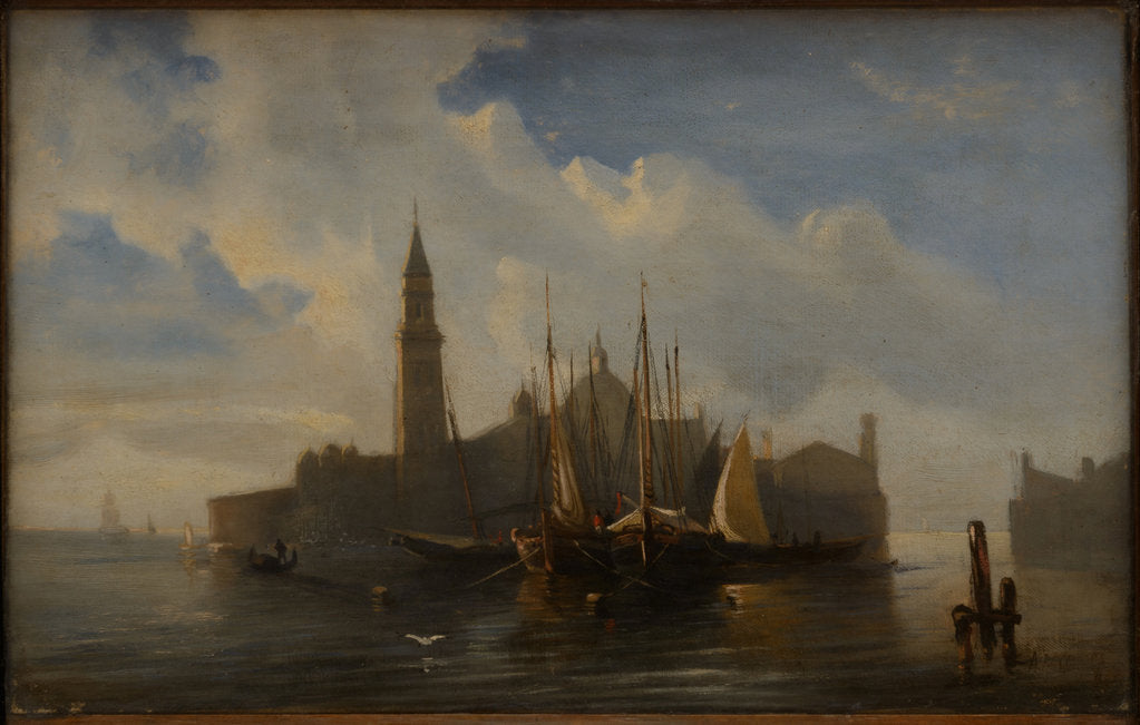 Detail of View of Venice, 1850 by Anonymous