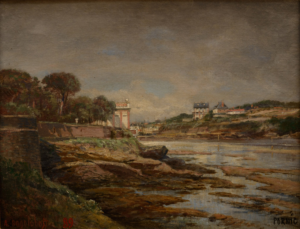 Detail of Pornic, After the Mist, 1876 by Anonymous