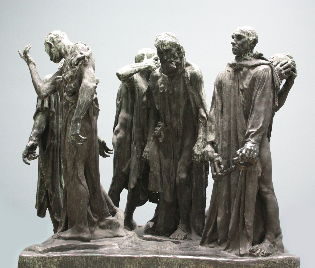 Detail of The Burghers of Calais, 1889-1903 by Anonymous